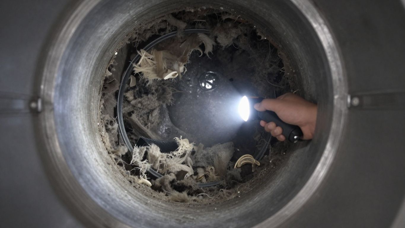 Detailed view of vent blockage